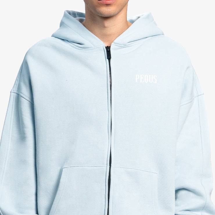 Pequs Back Logo Zip Hoodie Günstig kaufen