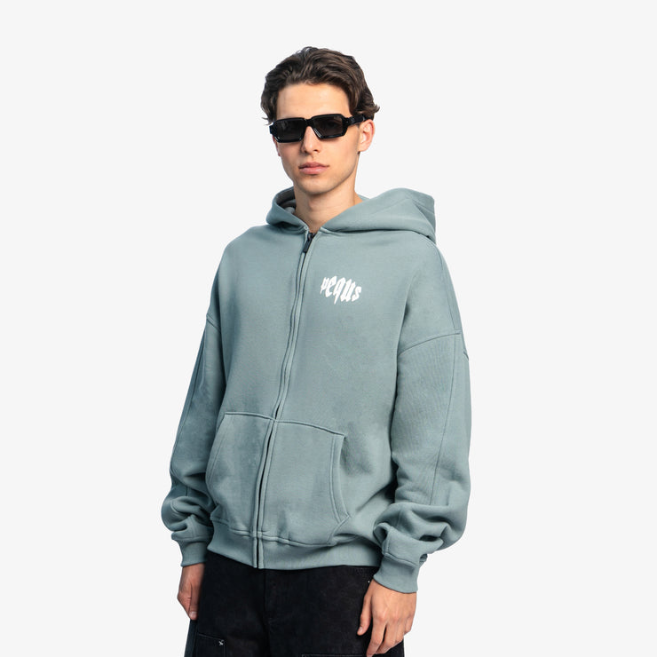 Pequs Mythic Chest Logo Zip Hoodie Versandkostenfrei