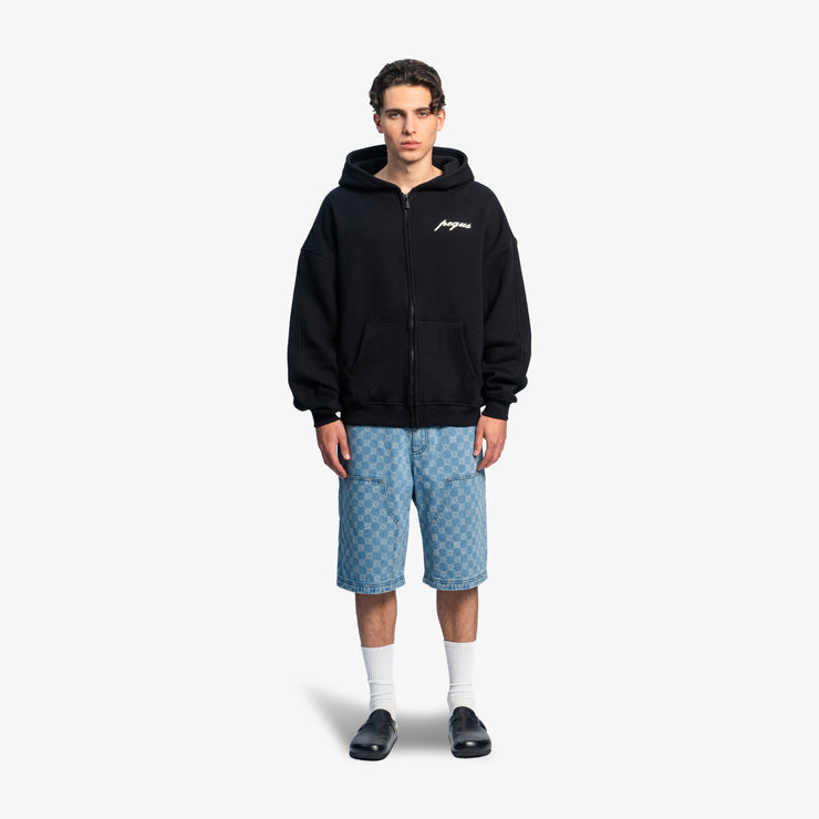 Pequs A Paradise Beach Club Back Logo Zip Hoodie Flash Sale