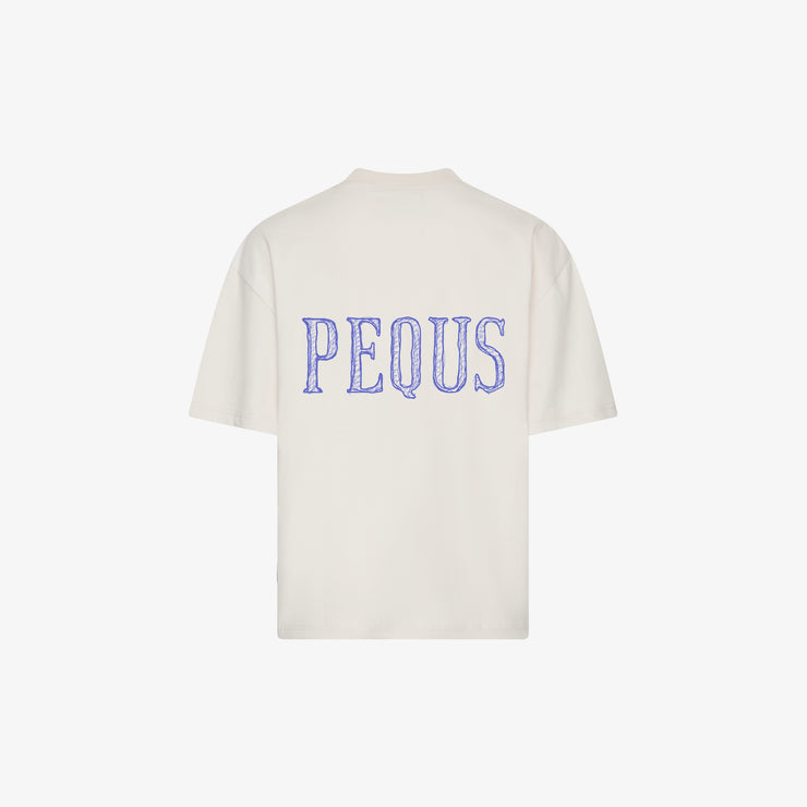 Pequs Scribble Back Logo T-Shirt Weihnachtsangebot