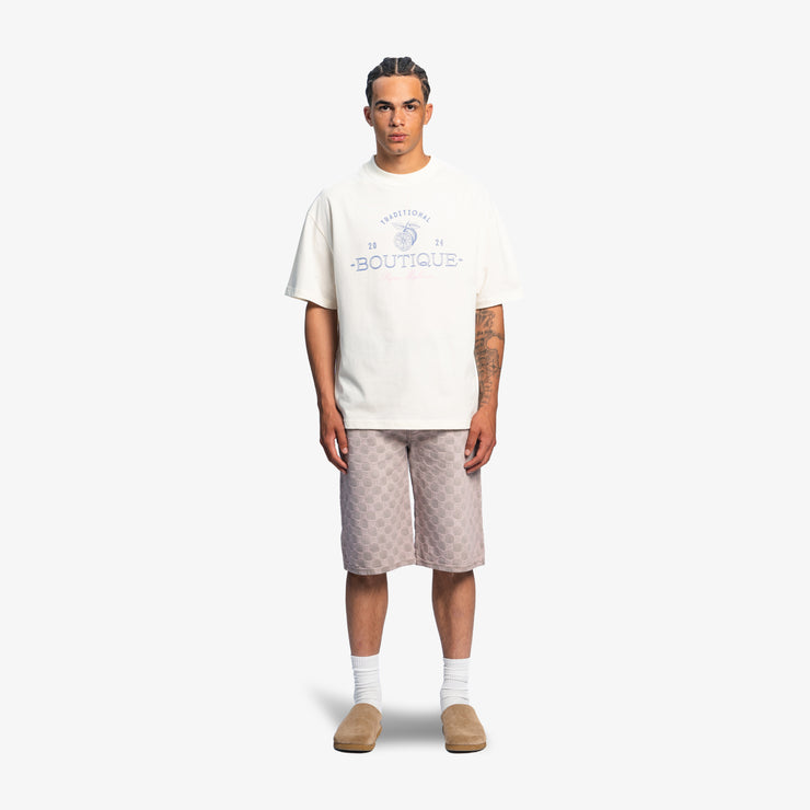 Pequs Aether Monogram Denim Jorts Top Angebot