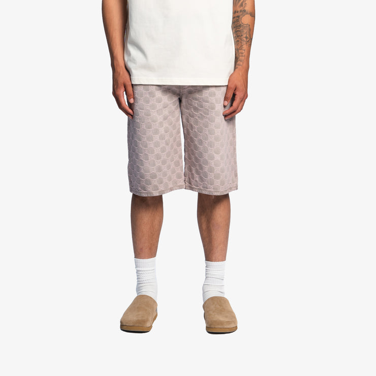 Pequs Aether Monogram Denim Jorts Top Angebot
