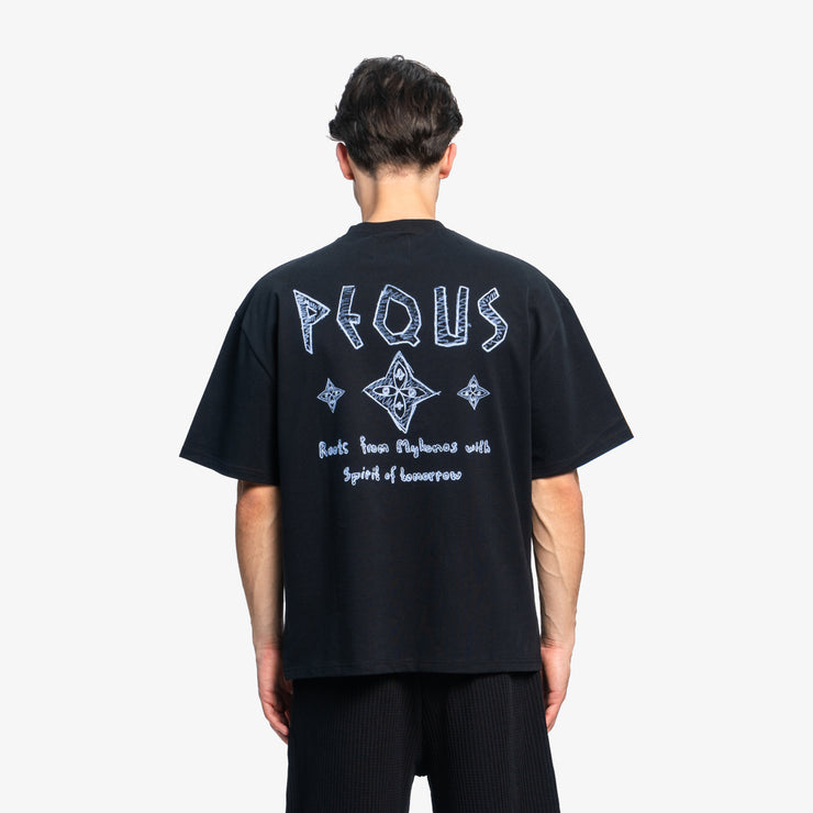 Pequs Skribbled T-Shirt Exklusive Angebote
