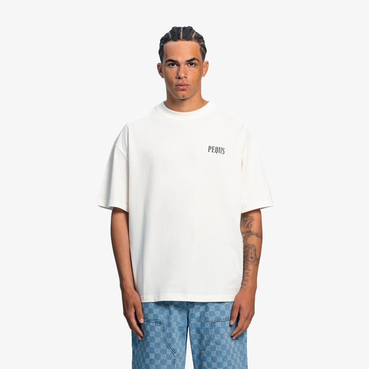 Pequs Back Logo T-Shirt Tiefpreis