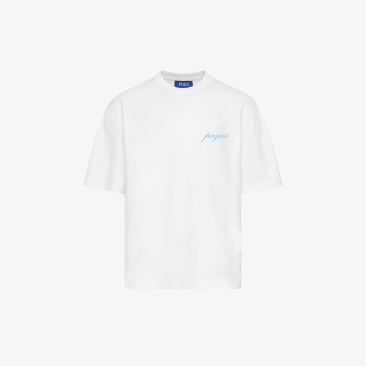 Pequs A Paradise Beach Club Back Logo T-Shirt Begrenzte Freigabe