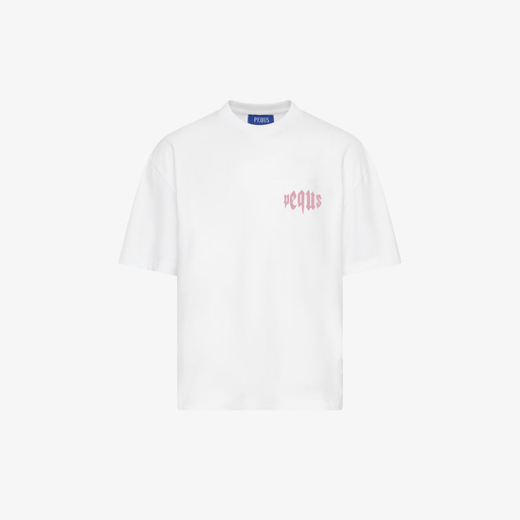 Pequs Mythic Chest Logo T-Shirt Neueste Stile