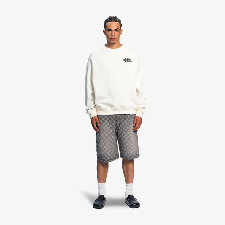 Pequs Mythic Chest Logo Sweater Im Verkauf