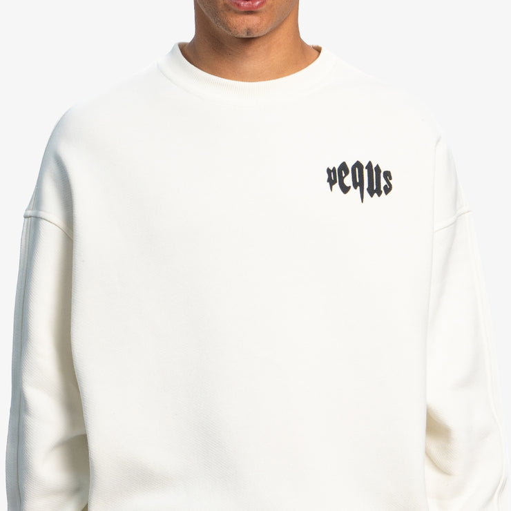 Pequs Mythic Chest Logo Sweater Im Verkauf