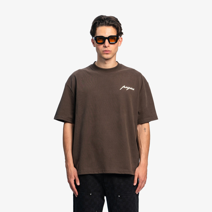 Pequs A Paradise Beach Club Back Logo T-Shirt Outlet