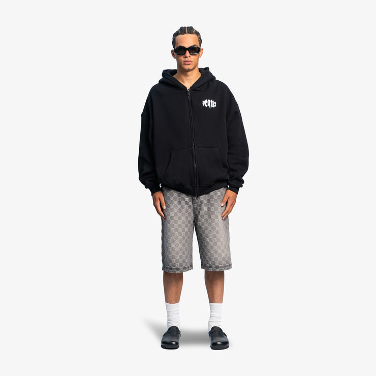 Pequs Mythic Chest Logo Zip Hoodie Meist gekauft