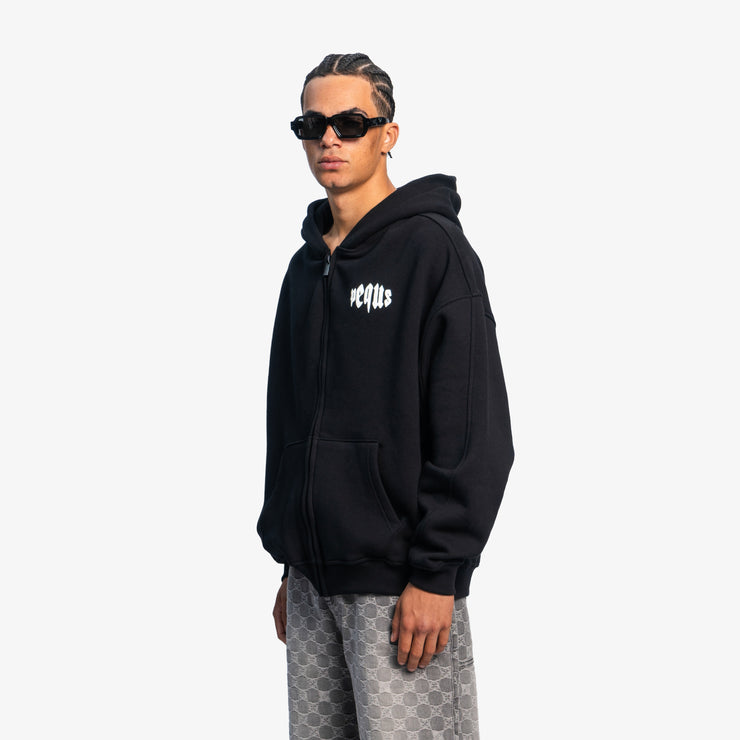 Pequs Mythic Chest Logo Zip Hoodie Meist gekauft