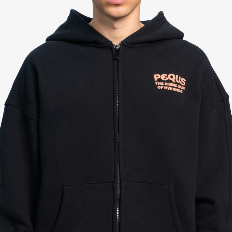 Pequs Rising Sun Zip Hoodie Blitzverkäufe
