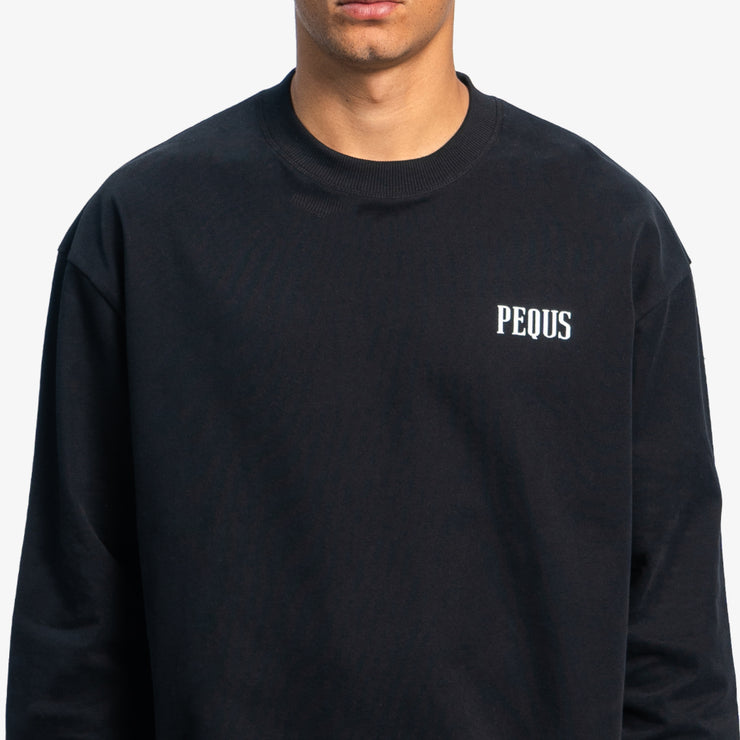 Pequs Back Logo Longsleeve Begrenztes Angebot