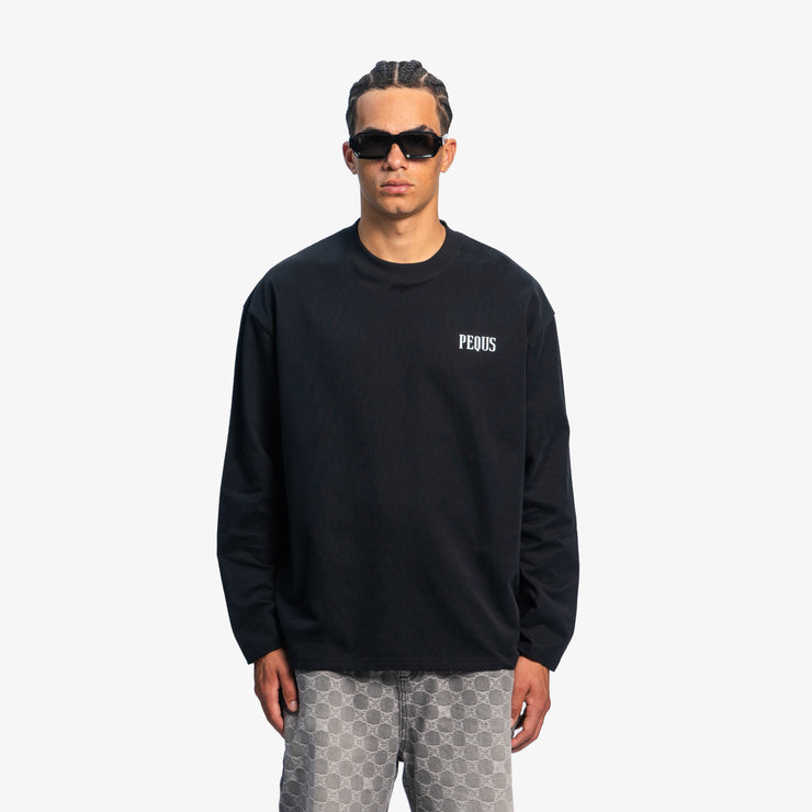 Pequs Back Logo Longsleeve Begrenztes Angebot