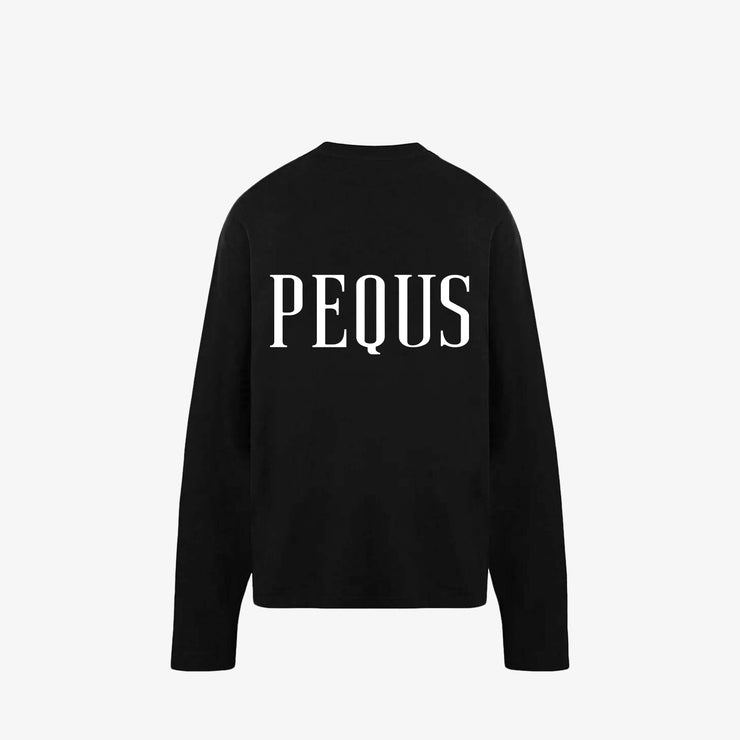 Pequs Back Logo Longsleeve Begrenztes Angebot