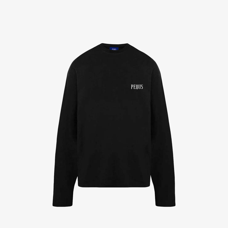 Pequs Back Logo Longsleeve Begrenztes Angebot