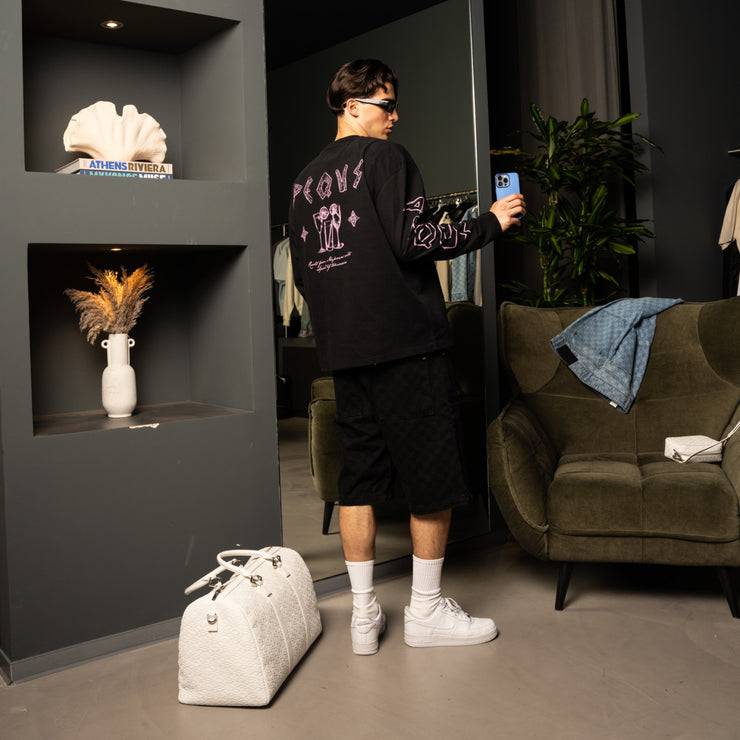 Pequs Skribbled Longsleeve Online Shopping