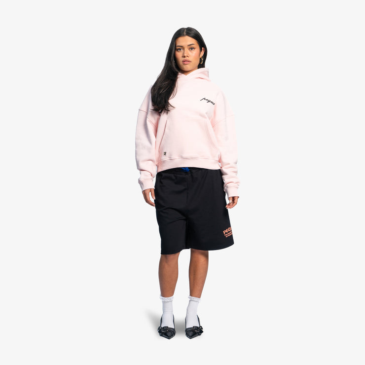 Pequs A Paradise Beach Club Graphic Cropped Hoodie Cyber Monday