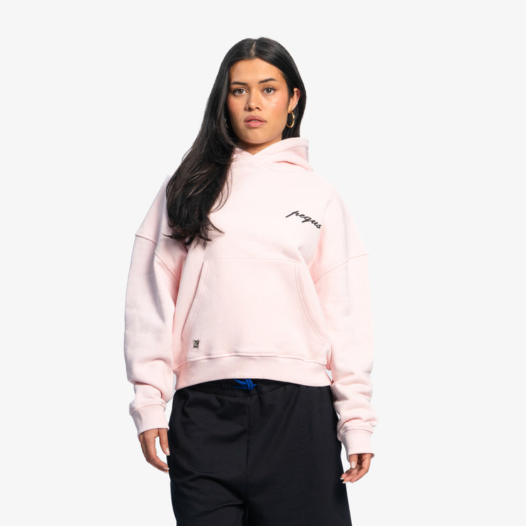 Pequs A Paradise Beach Club Graphic Cropped Hoodie Cyber Monday