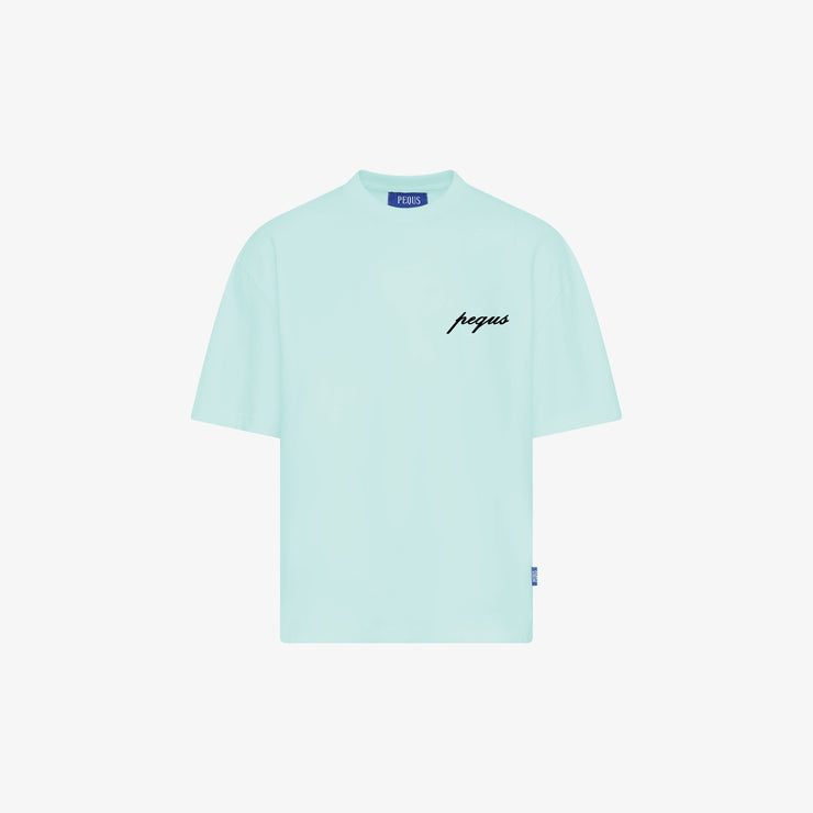 Pequs A Paradise Beach Club Back Logo T-Shirt Jubiläumsangebot