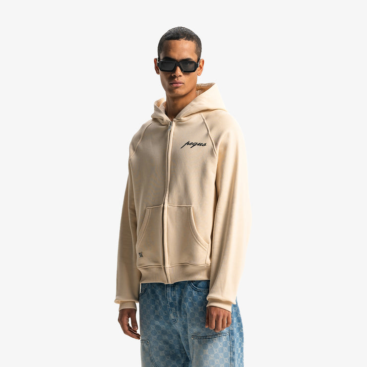 Pequs PEQUS Chest Logo Zip-Hoodie Vierteljährliche Förderung
