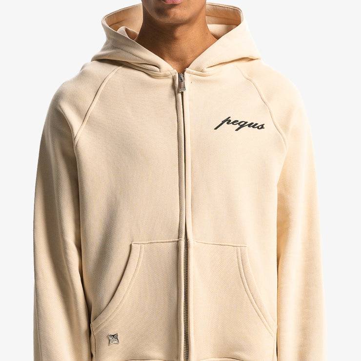 Pequs PEQUS Chest Logo Zip-Hoodie Vierteljährliche Förderung