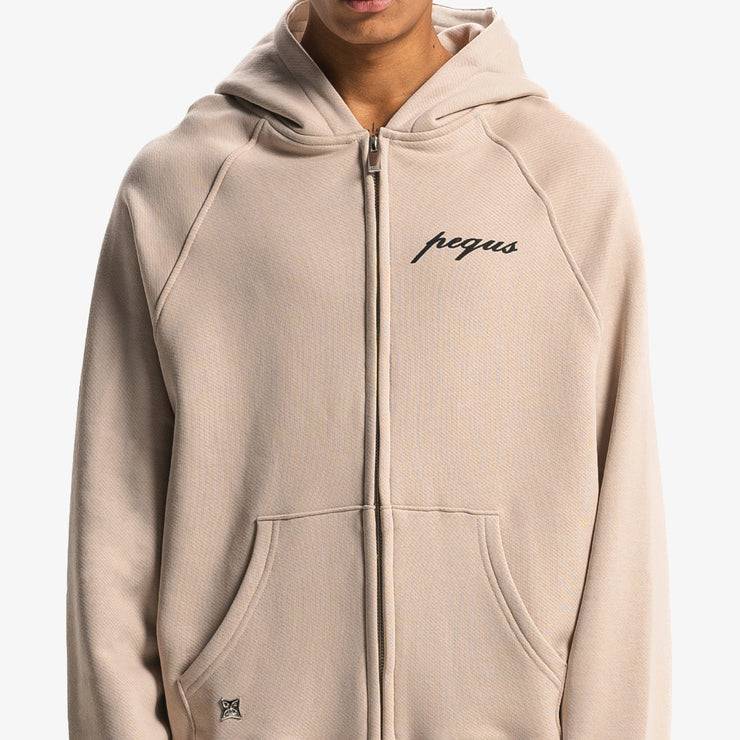 Pequs PEQUS Chest Logo Zip-Hoodie Bis zu 55% Rabatt