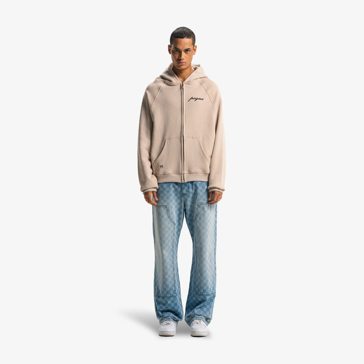 Pequs PEQUS Chest Logo Zip-Hoodie Bis zu 55% Rabatt