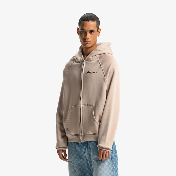 Pequs PEQUS Chest Logo Zip-Hoodie Bis zu 55% Rabatt