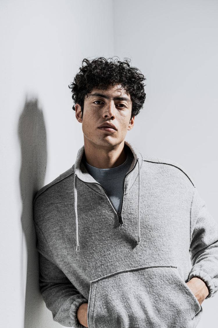 Phil Petter Woll-Walk-Zipptroyer aus Merinowolle, Oversized Fit 2025