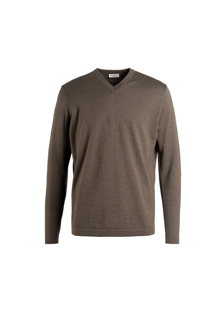 Phil Petter V-Pullover aus Merino-Seide Bis zu 65% Rabatt
