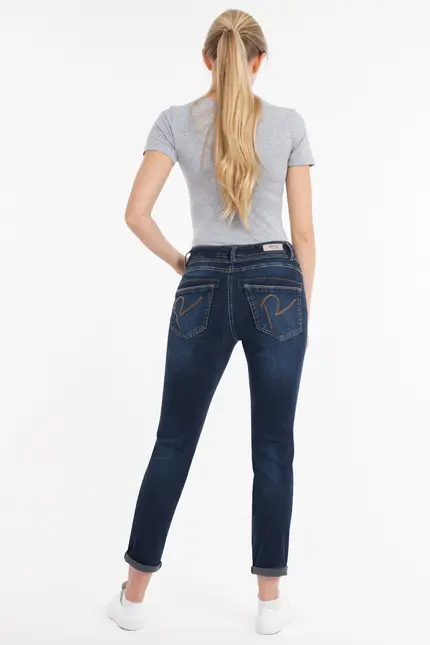 Recover Pants Powerstretchjeans Luna in DARK BLUE Artikelnummer REC-13346-01-U4075-499 Speichern exportieren