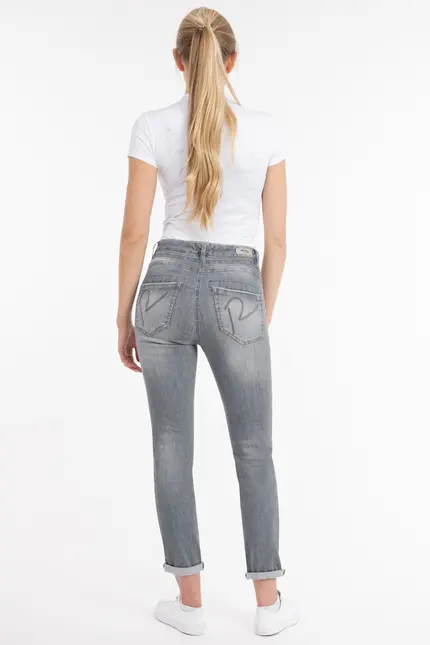 Recover Pants Powerstretchjeans Luna in GREY Artikelnummer REC-13346-01-U4075-975 Im Verkauf