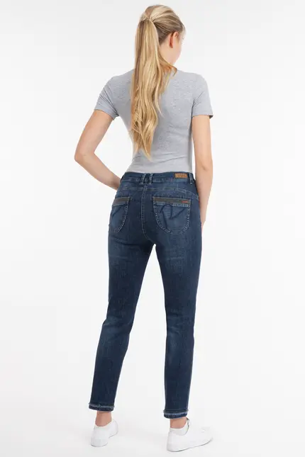 Recover Pants Powerstretch-Jeans Ronja in DENIM BLUE Artikelnummer REC-13330-U4080-145 Auslauf