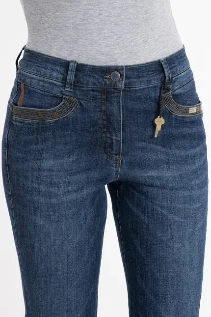 Recover Pants Powerstretch-Jeans Ronja in DENIM BLUE Artikelnummer REC-13330-U4080-145 Auslauf