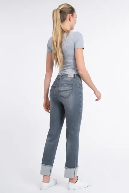Recover Pants Powerstretch-Jeans Carlotta in GREY Artikelnummer REC-12759-U3810-975 im Angebot