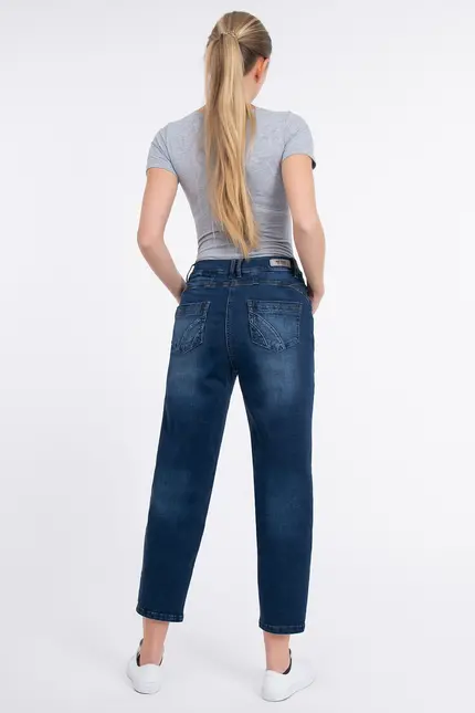 Recover Pants Powerstretchjeans Kiara in Medium blue Artikelnummer REC-12737-04-U3903-450 Blitzverkäufe