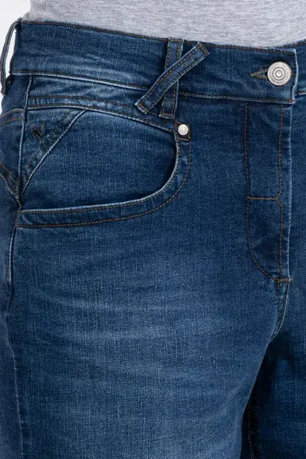 Recover Pants Powerstretchjeans Kiara in Medium blue Artikelnummer REC-12737-04-U3903-450 Blitzverkäufe