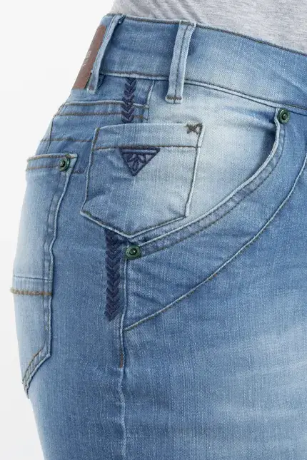 Recover Pants Powerstretch-Jeans DUNJA in DENIM BLUE Artikelnummer REC-12728-03-U3880-145 Kostenloser Versand