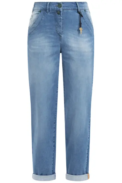 Recover Pants Powerstretch-Jeans DUNJA in DENIM BLUE Artikelnummer REC-12728-03-U3880-145 Kostenloser Versand