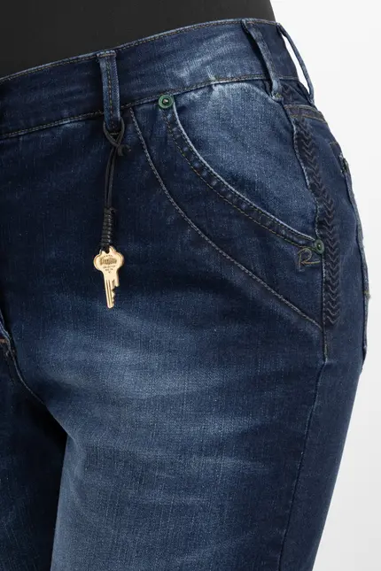 Recover Pants Powerstretch-Jeans DUNJA in DARK BLUE Artikelnummer REC-12728-03-U3880-499 Fabrik Onlineshop