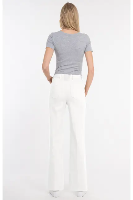 Recover Pants Flared-Jeans Tanja in WEIß Artikelnummer REC-13406-01-4238-110 Flash Sale