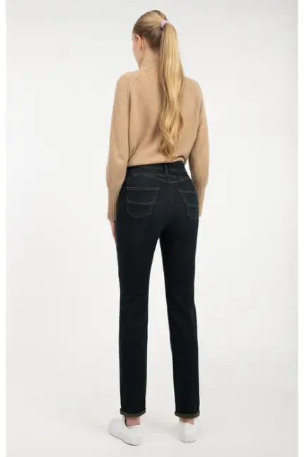 Recover Pants Slim-Fit-Jeans Darlin in DENIM BLAU/ KHAKI Artikelnummer REC-13362-4292-599 Muttertagsangebot