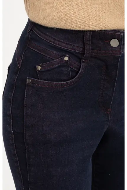 Recover Pants Slim-Fit-Jeans Darlin in DENIM BLAU/ BORDEAUX Artikelnummer REC-13362-4292-460 Vatertagsangebot