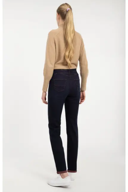 Recover Pants Slim-Fit-Jeans Darlin in DENIM BLAU/ BORDEAUX Artikelnummer REC-13362-4292-460 Vatertagsangebot