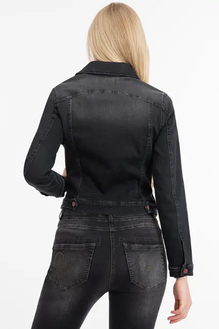 Recover Pants Jeansjacke Chic in BLACK Artikelnummer REC-30100-01-U3883-999 Lagerräumung