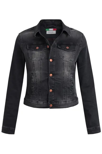 Recover Pants Jeansjacke Chic in BLACK Artikelnummer REC-30100-01-U3883-999 Lagerräumung