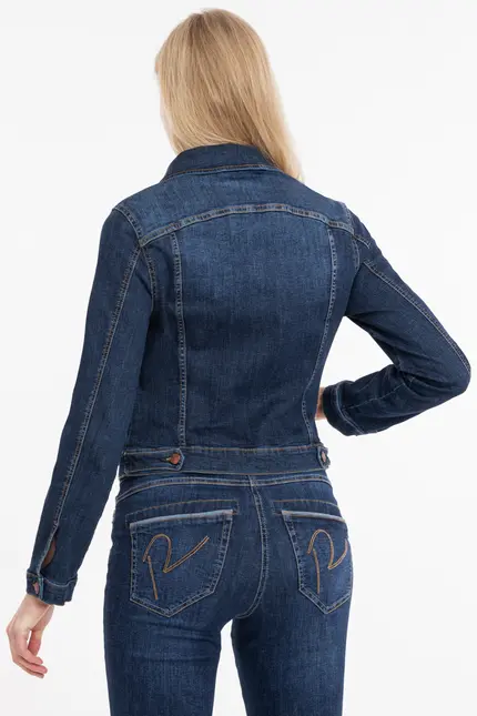 Recover Pants Jeansjacke Chic in DENIM BLUE Artikelnummer REC-30100-01-U3883-145 Heißer Verkauf