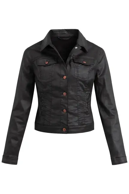 Recover Pants Jacke in Lederoptik in SCHWARZ Artikelnummer REC-30100-4032-990 Exklusive Angebote