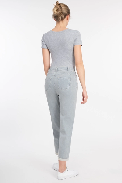 Recover Pants Alica, Relaxed-Fit Jeans in SILBER Artikelnummer REC-13333-03-4229-901 Räumungsverkauf